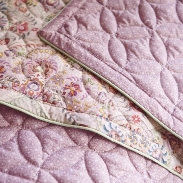 Cuvertură Pip Studio El Bordado Quilt  100% bumbac / Pink photo 4 Cuvertură Pip Studio El Bordado Quilt  100% bumbac / Pink photo 4