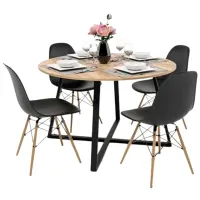 Кухонный стол зафиксированный Indart Linda LDSP/ Разноцветный