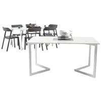 Кухонный стол зафиксированный Indart QUADRO LDSP/ Разноцветный photo 3