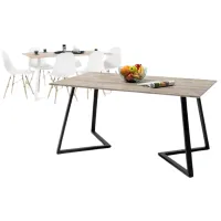 Кухонный стол зафиксированный Indart Marcelo LDSP/ Разноцветный