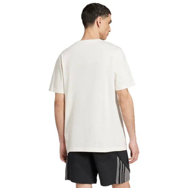 Tricou pentru bărbați Adidas Outline Tee 100% bumbac / White photo 3