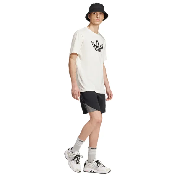 Tricou pentru bărbați Adidas Outline Tee 100% bumbac / White photo 4