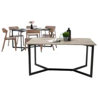 Кухонный стол зафиксированный Indart QUADRO 01 LDSP/ Разноцветный