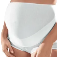 Centura prenatala Chicco 72096.50 50% poliamidă / White