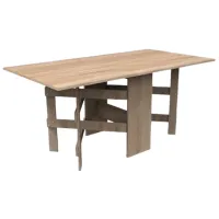 Кухонный стол раскладной ML-Mobila Стол тумба (880х1700) ДСП/ Коричневый