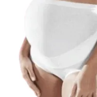 Дородовой пояс Chicco 72308.40 Хлопок / Белый