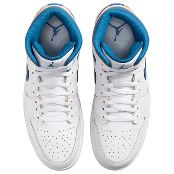 Ghete pentru bărbați Nike Air Jordan 1 Mid SE 45 / White photo 5