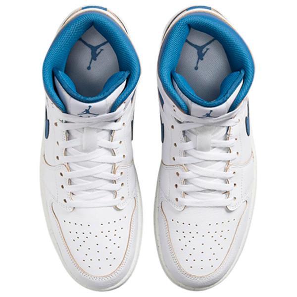 Ghete pentru bărbați Nike Air Jordan 1 Mid SE 45 / White photo 5
