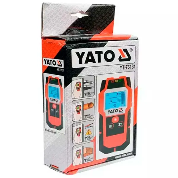 Detector Yato YT-73131 Orange / Acumulator photo 4