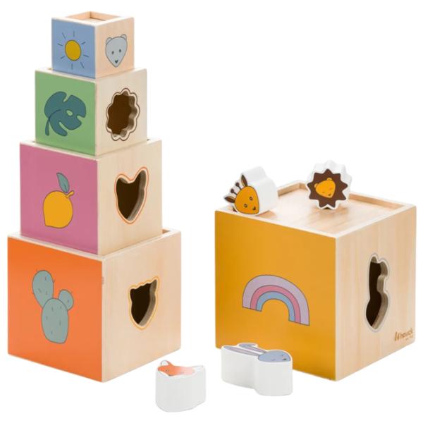 Развивающий набор Hauck Stack N Raise 1+/ Логическая игра photo 1