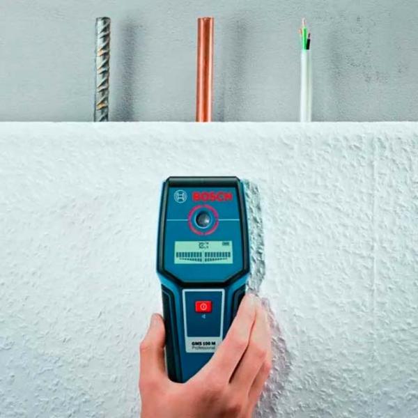 Детектор Bosch GMS 100 PROF Зеленый / Аккумулятор photo 4 Детектор Bosch GMS 100 PROF Зеленый / Аккумулятор photo 4