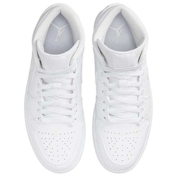 Кеды для мужчин Nike Air Jordan 1 Mid 45 / Белый photo 3