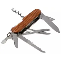 Мултитул Victorinox Huntsman Wood карманный / нержавеющая сталь photo 3