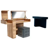 Masă de toaletă Indart 34596 PAL melaminat / Brown