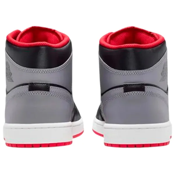 Ghete pentru bărbați Nike Air Jordan 1 Mid 43 / Black photo 5