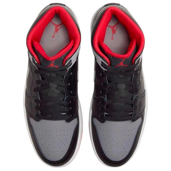 Ghete pentru bărbați Nike Air Jordan 1 Mid 44.5 / Black photo 4