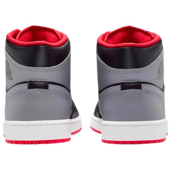 Ghete pentru bărbați Nike Air Jordan 1 Mid 46 / Black photo 5