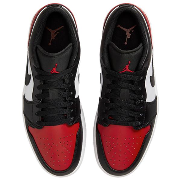 Кеды для мужчин Nike Air Jordan 1 Low 40.5 / Чёрный Красный photo 4