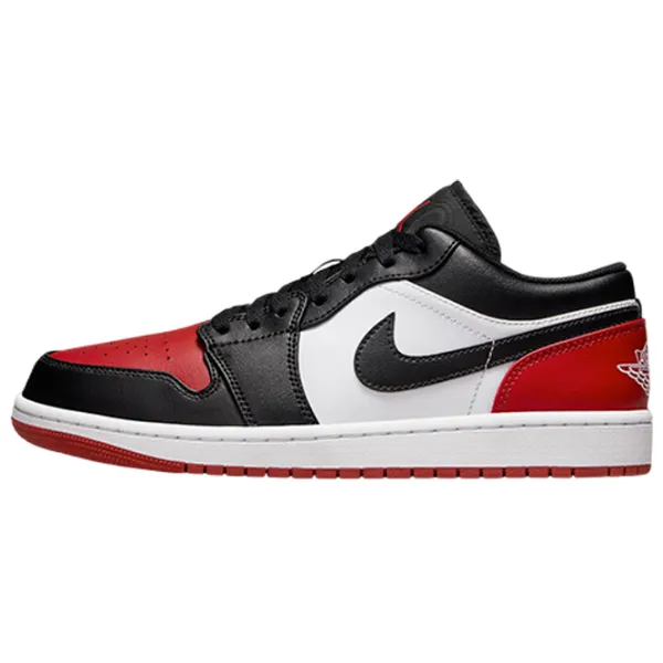 Ghete pentru bărbați Nike Air Jordan 1 Low 44.5 / Black Red photo 3