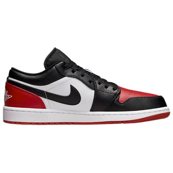 Ghete pentru bărbați Nike Air Jordan 1 Low 45.5 / Black Red photo 2