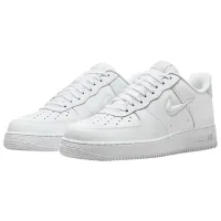 Ghete pentru bărbați Nike Air Force 1 Jewel 43 / White