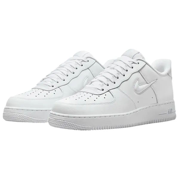 Ghete pentru bărbați Nike Air Force 1 Jewel 45.5 / White photo 1