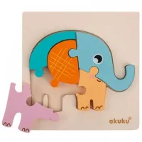 Развивающий набор Akuku Elephant 1+/ Головоломка photo 3