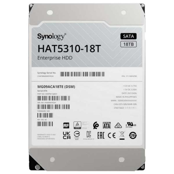 HDD Synology HAT5310-18T 18 ТБ  / Серебряный photo 3