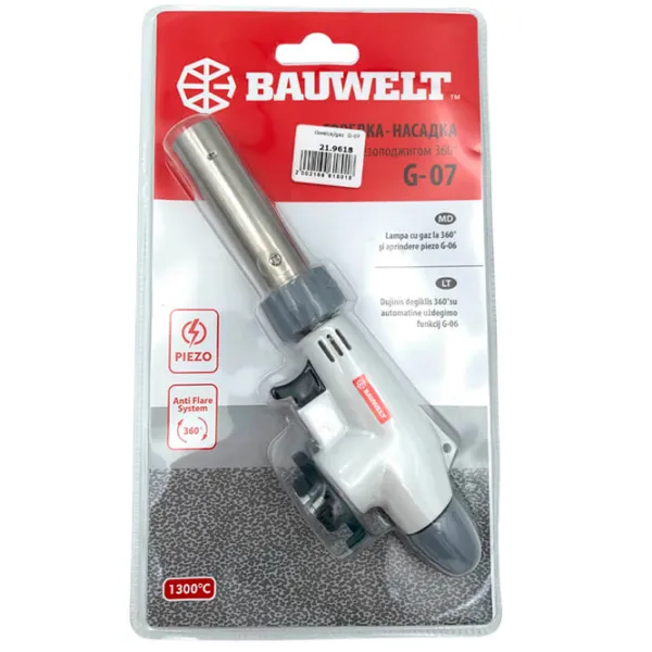 Горелка Bauwelt G-07 Газ / 1300 °C photo 2 Горелка Bauwelt G-07 Газ / 1300 °C photo 2