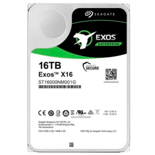HDD Seagate Exos X18 16 ТБ ST16000NM001G-FR / Серебряный photo 1