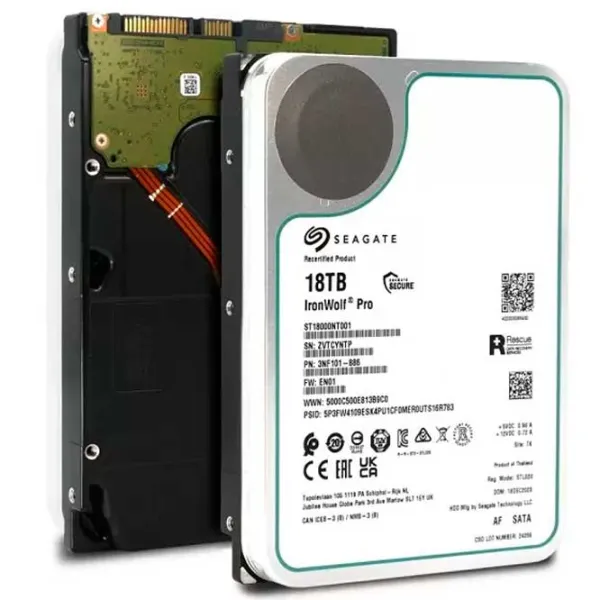 HDD Seagate IronWolf Pro 18 TB ST18000NT001-FR / Silver photo 2