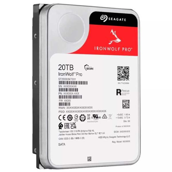 HDD Seagate IronWolf Pro 20 TB ST20000NT001-FR / Silver photo 3