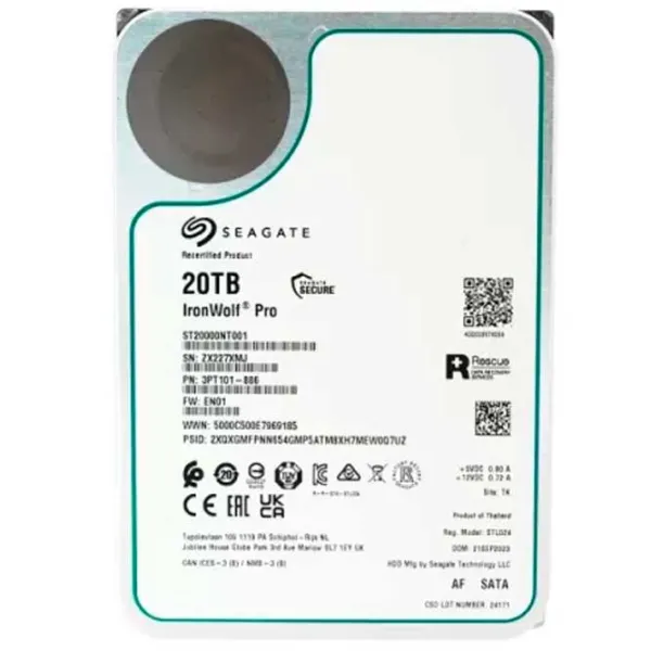 HDD Seagate IronWolf Pro 20 TB ST20000NT001-FR / Silver photo 4
