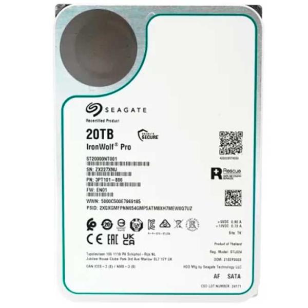 HDD Seagate IronWolf Pro 20 TB ST20000NT001-FR / Silver photo 4