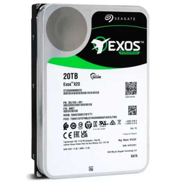 HDD Seagate Exos X20 20 TB ST20000NM007D-FR / Silver photo 4