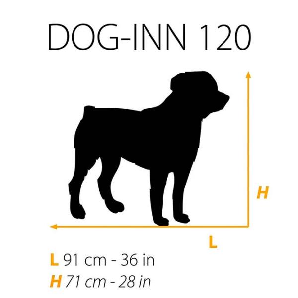 Клетка для собак Ferplast DOG-INN 120 Металл / Черный photo 2