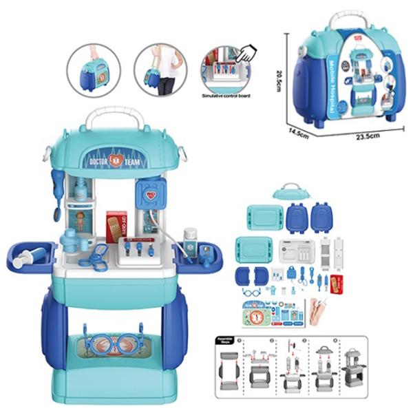 Joc de rol ChiToys Mobile Hospital 3+ / Set de doctor photo 3