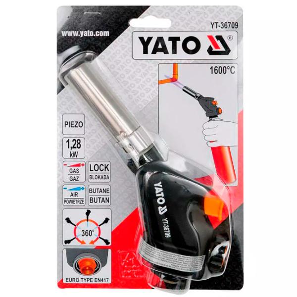 Горелка Yato YT36709 Пропан / 1600 °C photo 4 Горелка Yato YT36709 Пропан / 1600 °C photo 4