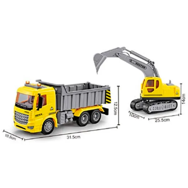 Грузовик Richi Tichi 70166 8600022870166  / / Серый Желтый photo 5 Грузовик Richi Tichi 70166 8600022870166  / / Серый Желтый photo 5