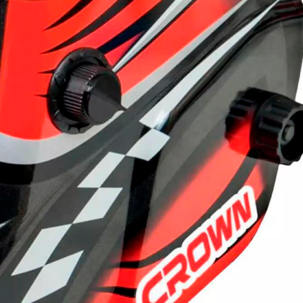 Сварочная маска Crown CAXW-MA1 Красный / 1 photo 3
