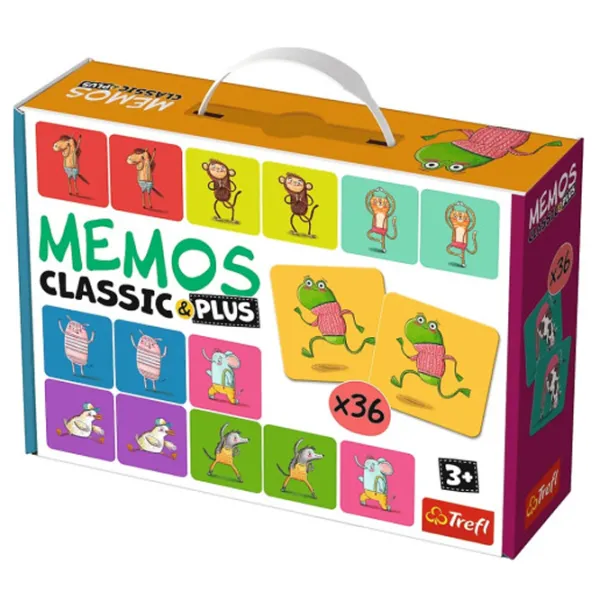 Joc educativ Trefl Memos Classic&plus 3+/ Dezvoltare photo 1