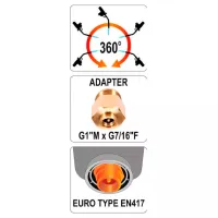 Горелка Yato YT36715 Пропан / 2800 °C photo 5