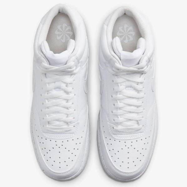 Ghete pentru bărbați Nike Court Vision Mid Nn 45.5 / White photo 5