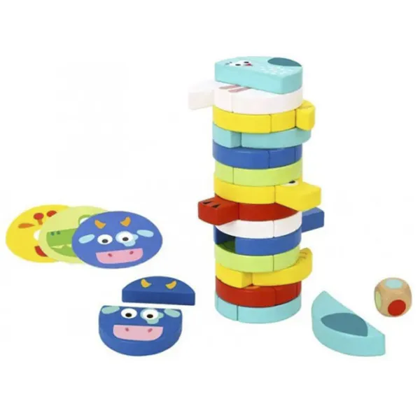 Joc de masă Tooky Toy Djenga 3+/ Joc de logică photo 2