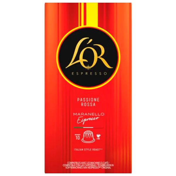 Cafea L'OR Passione Rossa Maranello Capsule / Nespresso / 10 capsule photo 1
