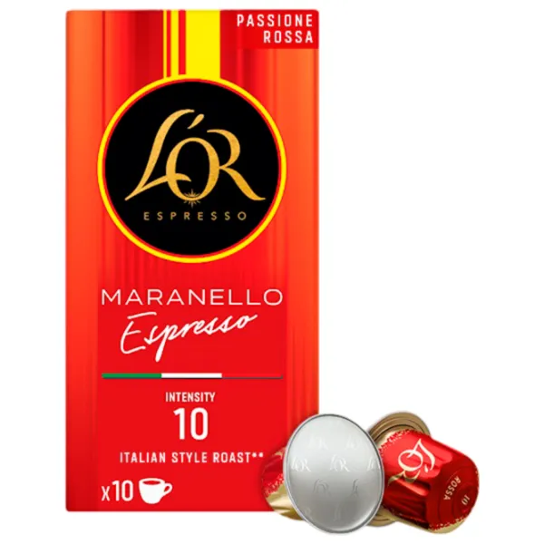 Cafea L'OR Passione Rossa Maranello Capsule / Nespresso / 10 capsule photo 2