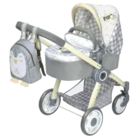 Cărucior pentru păpuși DeCuevas PIPO 2022 80547  Pentru plimbare / 3+