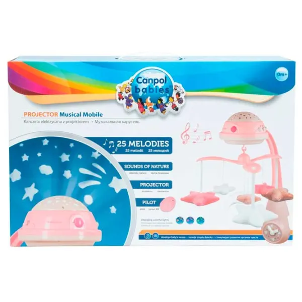 Jucărie pentru pătuțuri și cărucioare Canpol Babies 75/100  0+ / Pink photo 3