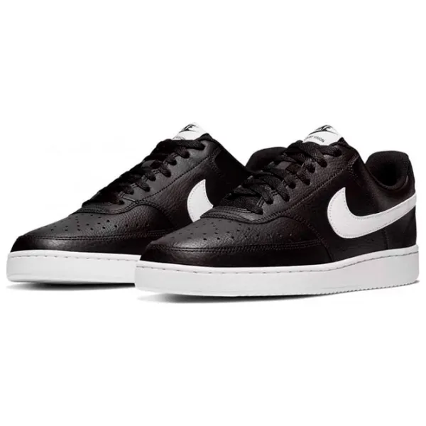 Ghete pentru bărbați Nike Court Vision Low Nn 45.5 / Black White photo 1