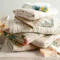 Ștergar Pip Studio Les Fleurs Beige photo 3